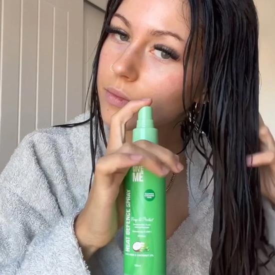 Give Me Heat Defence Spray Aloe Vera & Coconut Oil