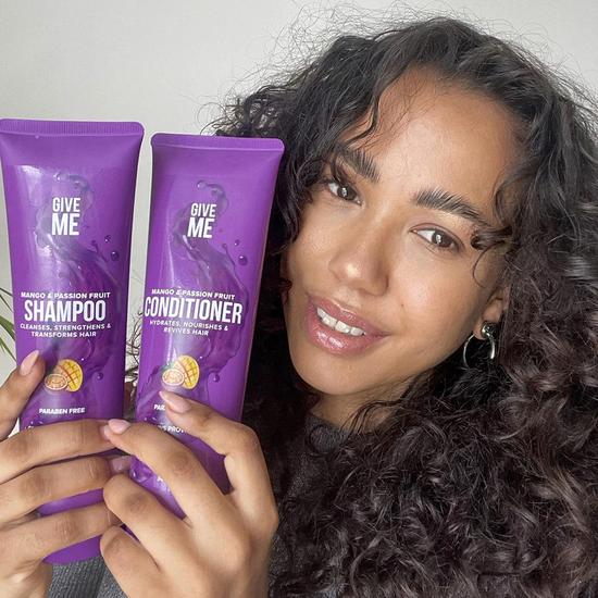 Give Me Nourishing Shampoo & Conditioner Bundle Mango & Passion Fruit 300ml