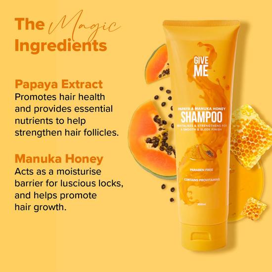 Give Me Papaya & Manuka Honey Shampoo