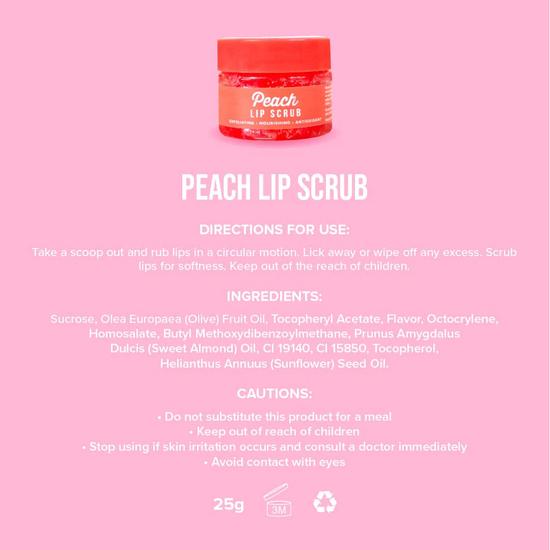 Give Me Peach Sugar Lip Scrub