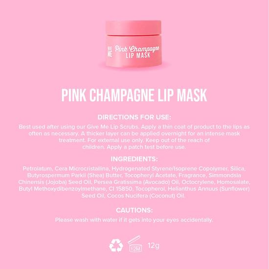 Give Me Pink Champagne Lip Mask