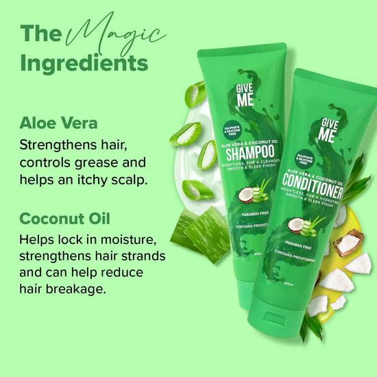 Give Me Sulphate & Silicone-Free Nourishing Shampoo & Conditioner 300ml