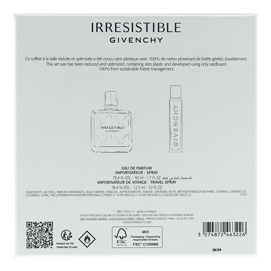 GIVENCHY Irresistible Eau De Parfum 50ml + 12.5ml Gift Set 50ml