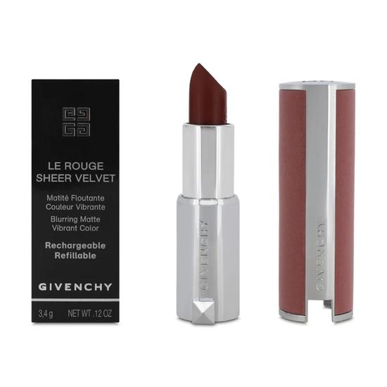 GIVENCHY Le Rouge Sheer Velvet Red Lipstick 32 Rouge Brique
