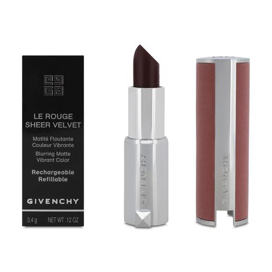 GIVENCHY Le Rouge Sheer Velvet Red Lipstick 39 Rouge Grenat