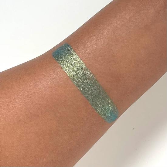 Glisten Cosmetics Breezer Duochrome Gold Green Wet Liner Eyeliner