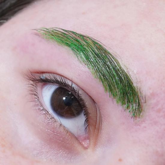 Glisten Cosmetics Dino Green Spectra Brow Brow Cream