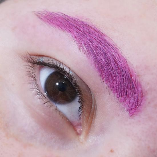 Glisten Cosmetics Flamingo Pink Spectra Brow Brow Cream