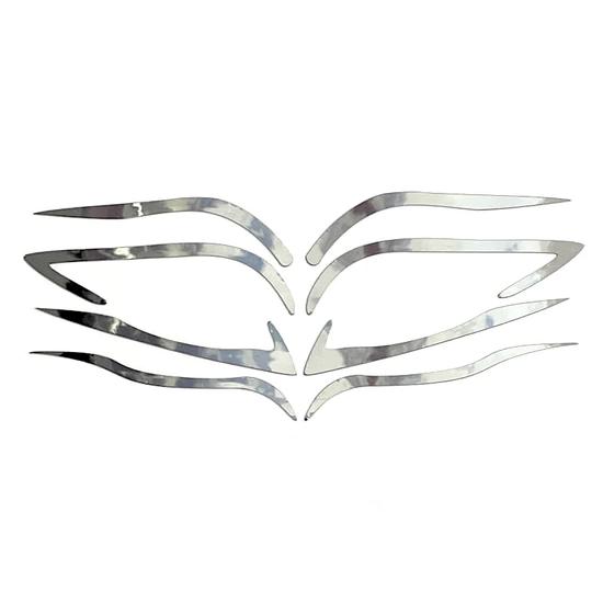 Glisten Cosmetics Full Collection Chrome Makeup Stickers Face Lace