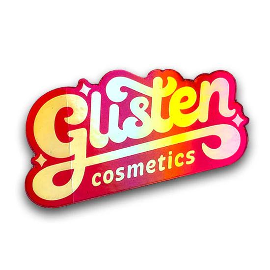 Glisten Cosmetics Glisten Logo Sticker Bundle Holographic