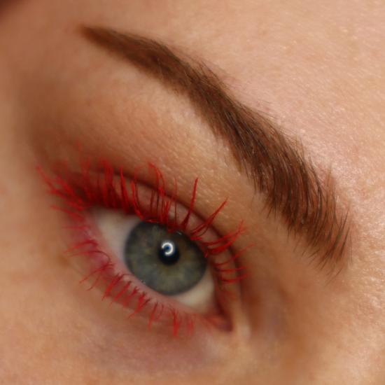 Glisten Cosmetics Orange Red Spectra Lash Mascara