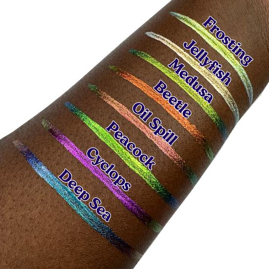 Glisten Cosmetics Peacock Chroma Flik Eyeliner