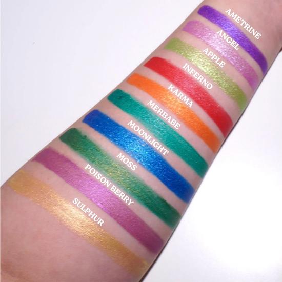 Glisten Cosmetics Rainbow Metallic Bundle Eyeliner Small - 3g
