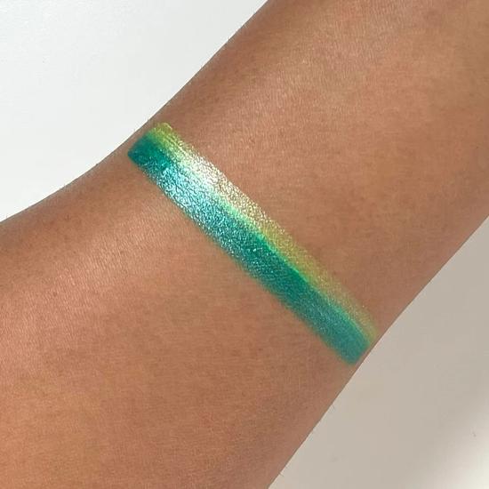Glisten Cosmetics Seaside Shimmer Teal Green & Yellow Split Liner Eyeliner Large - 10g