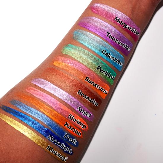 Glisten Cosmetics Sunstone Orange Metallic Split Liner Eyeliner Small - 3g