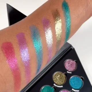 Glisten Cosmetics Time Warp Pressed Pigment Palette