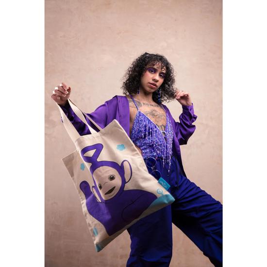 Glisten Cosmetics Tinky Winky Tote Bag X Teletubbies