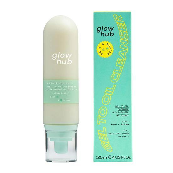 Glow Hub Calm & Soothe Gel To Oil Cleanser 120ml