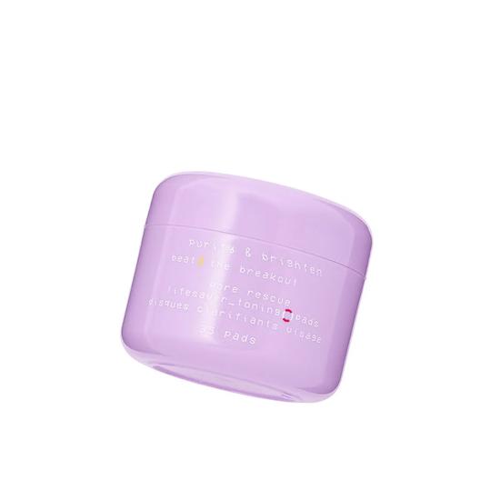 Glow Hub Purify & Brighten Pore Rescue Lifesaver Toning Pads 35pcs