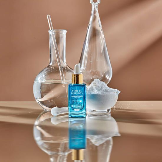 Gold Collagen Skin Care Hydra Essence Intensive Hydration & Repairing Replumping Serum 30ml