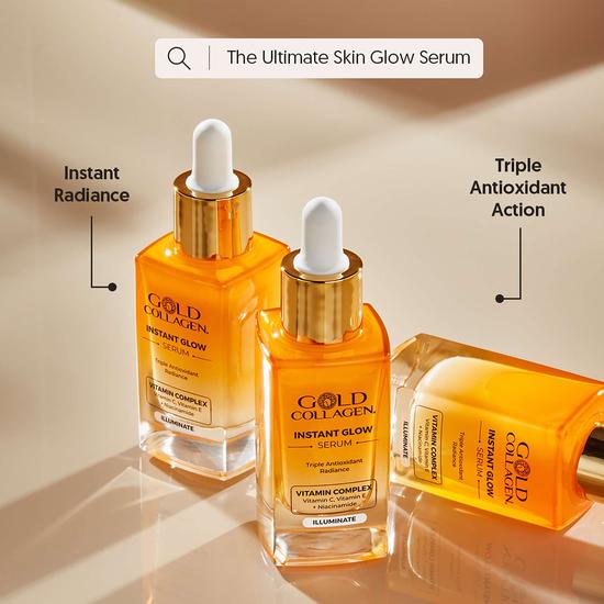 Gold Collagen Skin Care Instant Glow Serum 30ml