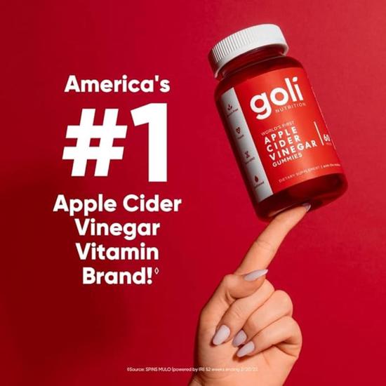 Goli Nutrition Apple Cider Vinegar Gummies 60 Gummies
