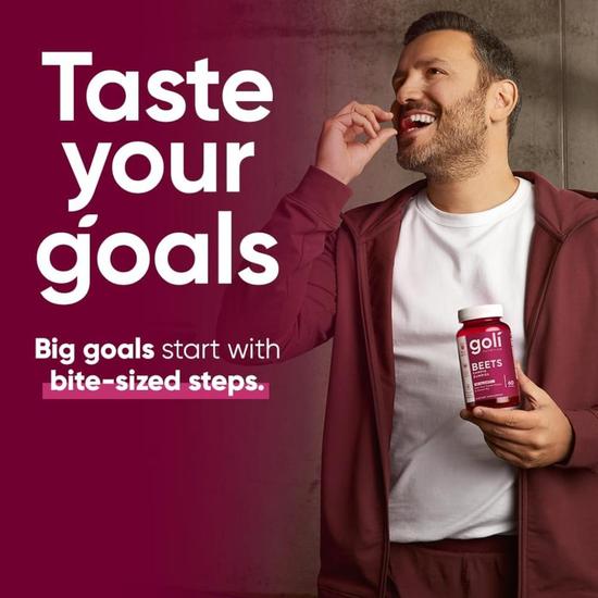 Goli Nutrition Beets Cardio Gummies 60 Gummies
