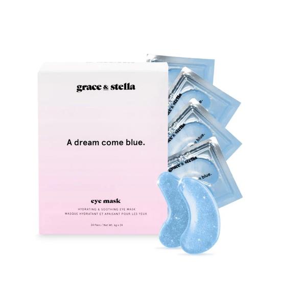 Grace & Stella Blue Eye Masks 24 Pairs