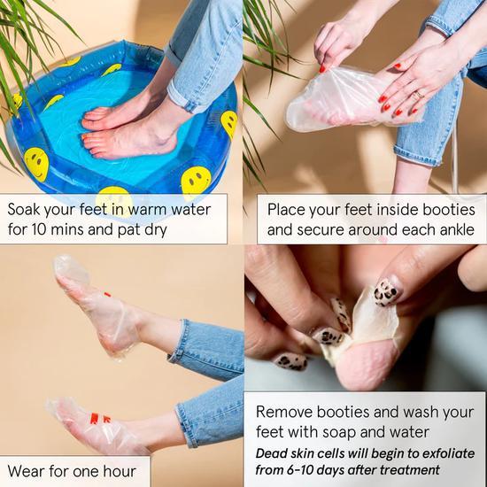 pedicure foot files set by grace & stella