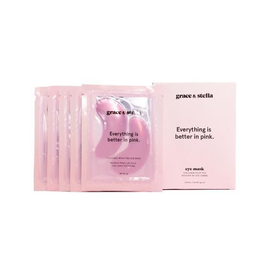 Grace & Stella Everything Is Better In Pink Eye Masks 24 Pairs