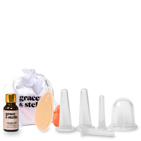 Grace & Stella Facial Cupping Set With Bonus Jojoba Oil