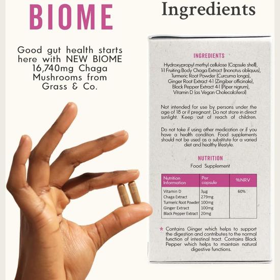 Grass and Co BIOME Vegan Capsules 60 Capsules
