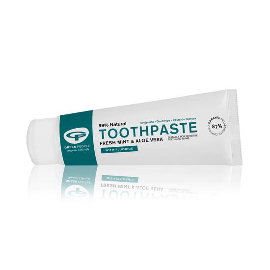 Green People Fresh Mint & Aloe Vera Fluoride Toothpaste 75ml