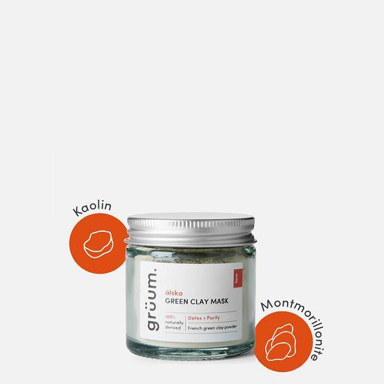grüum Alska Green Clay Face Mask 50ml