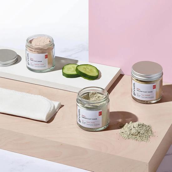 grüum Alska Pink Clay Face Mask 50ml