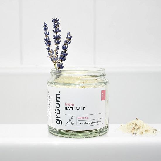 grüum Blota Lavender & Chamomile Bath Salt Soak 120g