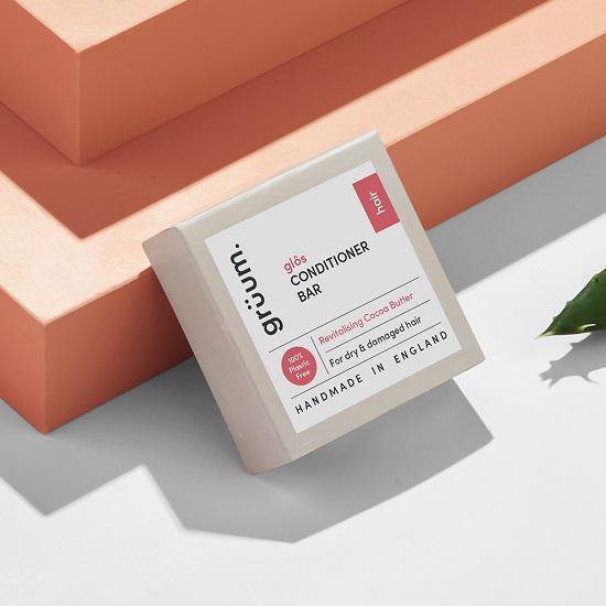 grüum Glos Zero Plastic Revitalising Conditioner Bar 50g