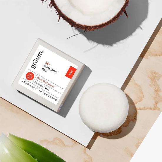 grüum Har Zero Nourishing Plastic Shampoo Bar 50g