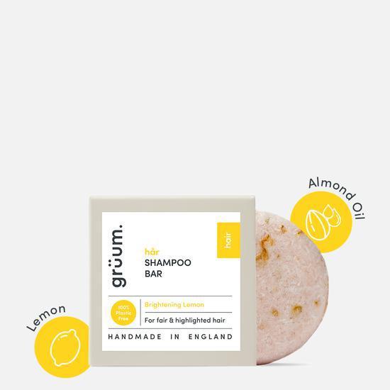 grüum Har Zero Plastic Brightening Shampoo Bar 50g