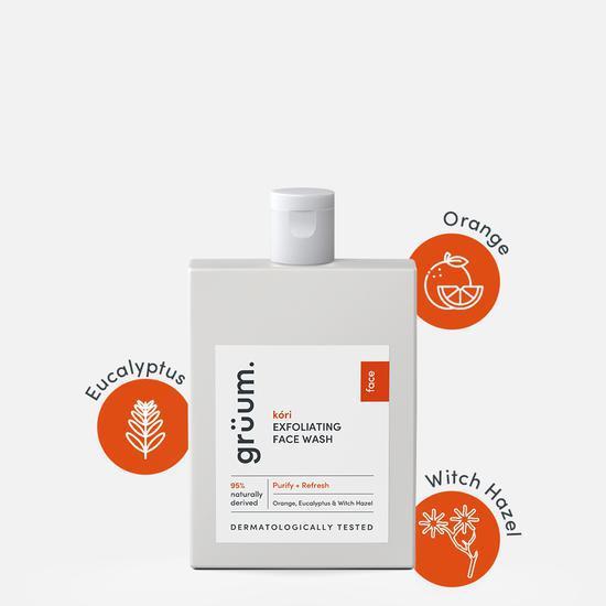 grüum Kori Exfoliating Face Wash 120ml