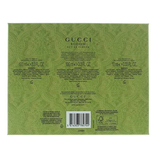 Gucci Bloom Eau De Parfum 100ml + 10ml, Body Lotion 100ml Gift Set For Her 100ml