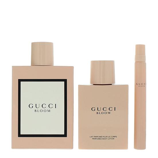 Gucci Bloom Eau De Parfum 100ml + 10ml, Body Lotion 100ml Gift Set For Her 100ml