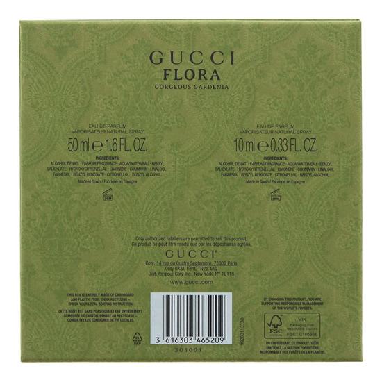 Gucci Flora Gorgeous Gardenia Eau De Parfum Gift Set 2 Piece