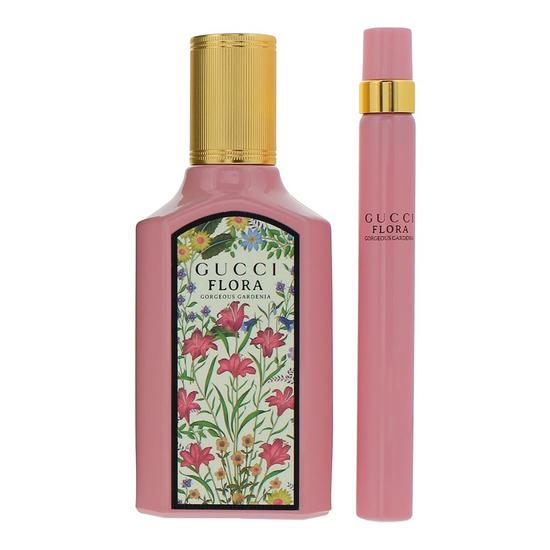 Gucci Flora Gorgeous Gardenia Eau De Parfum Gift Set 2 Piece