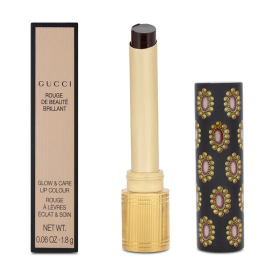 Gucci Glow & Care Lipstick In Jody Wild Mauve 714