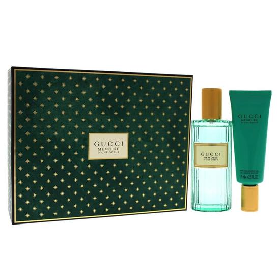 Gucci Memoire D'une Odeur Gift Set: Eau De Parfum + Shower Gel
