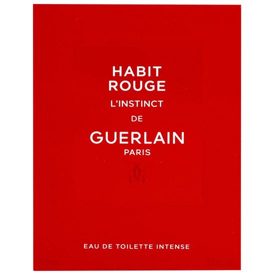 GUERLAIN Habit Rouge L'Instinct Eau De Toilette Intense 50ml
