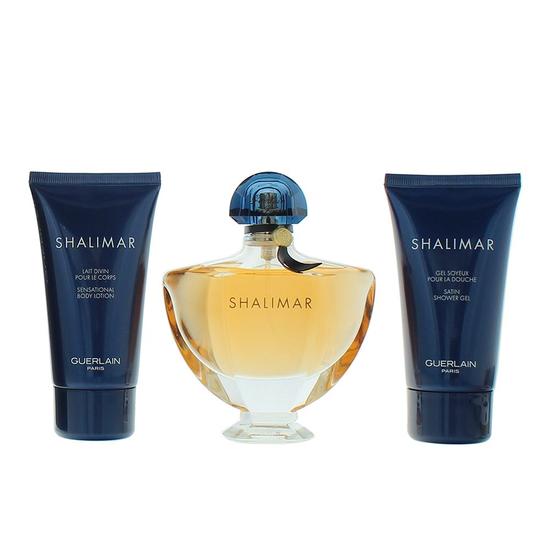 GUERLAIN Shalimar Eau De Parfum 50ml, Body Lotion 75ml + Shower Gel 75ml Gift Set 50ml