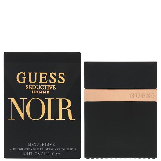 Guess Seductive Homme Noir Eau De Toilette 100ml