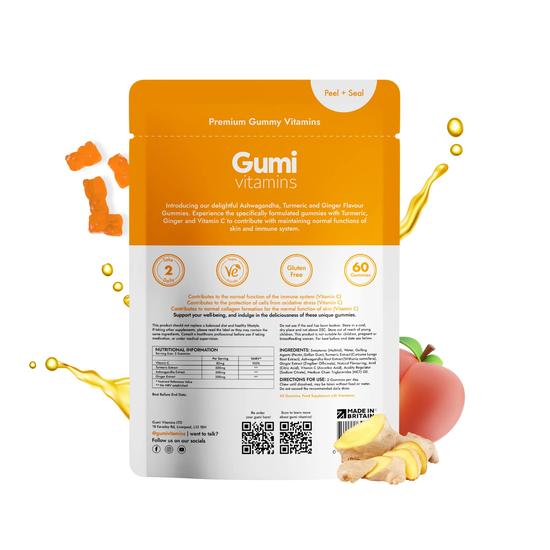 Gumi Vitamins Defence Ashwagandha, Turmeric & Ginger